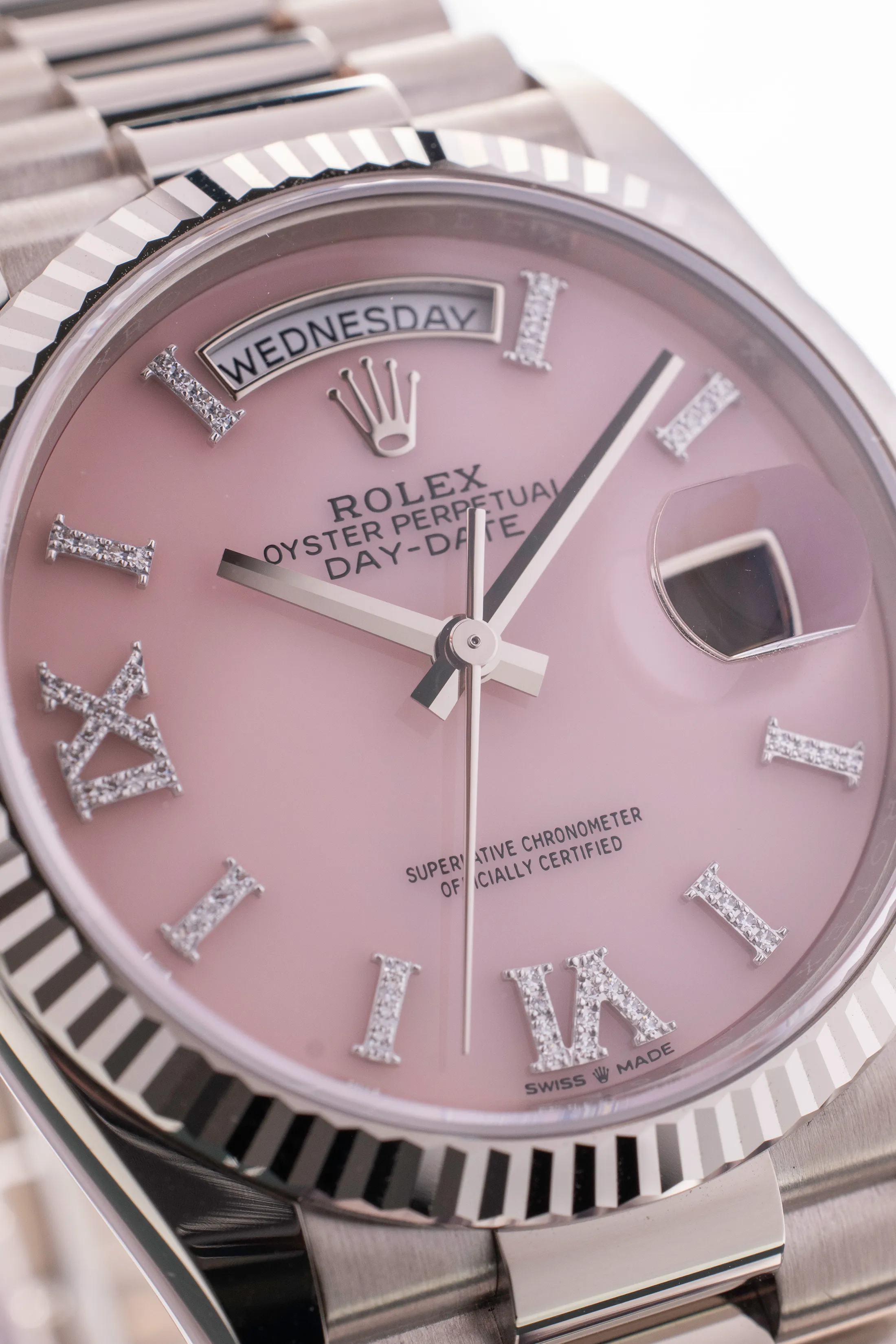 Rolex Day-Date 36 Pink Opal 128239-0021